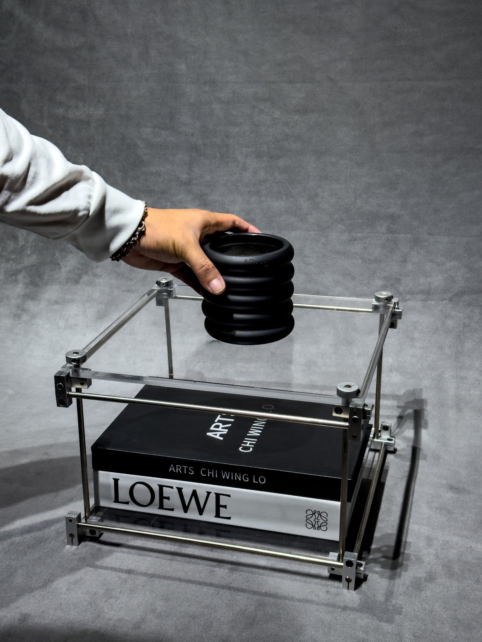 Square Two-Tier Rack