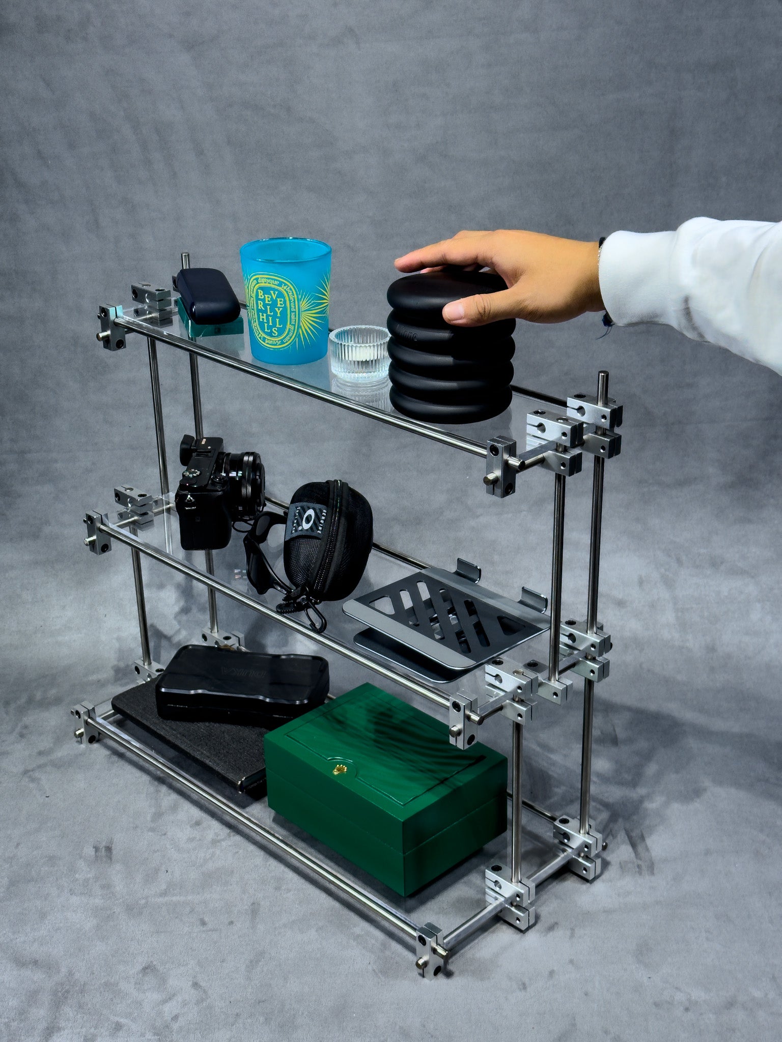 Three-Tier Graduated Rack