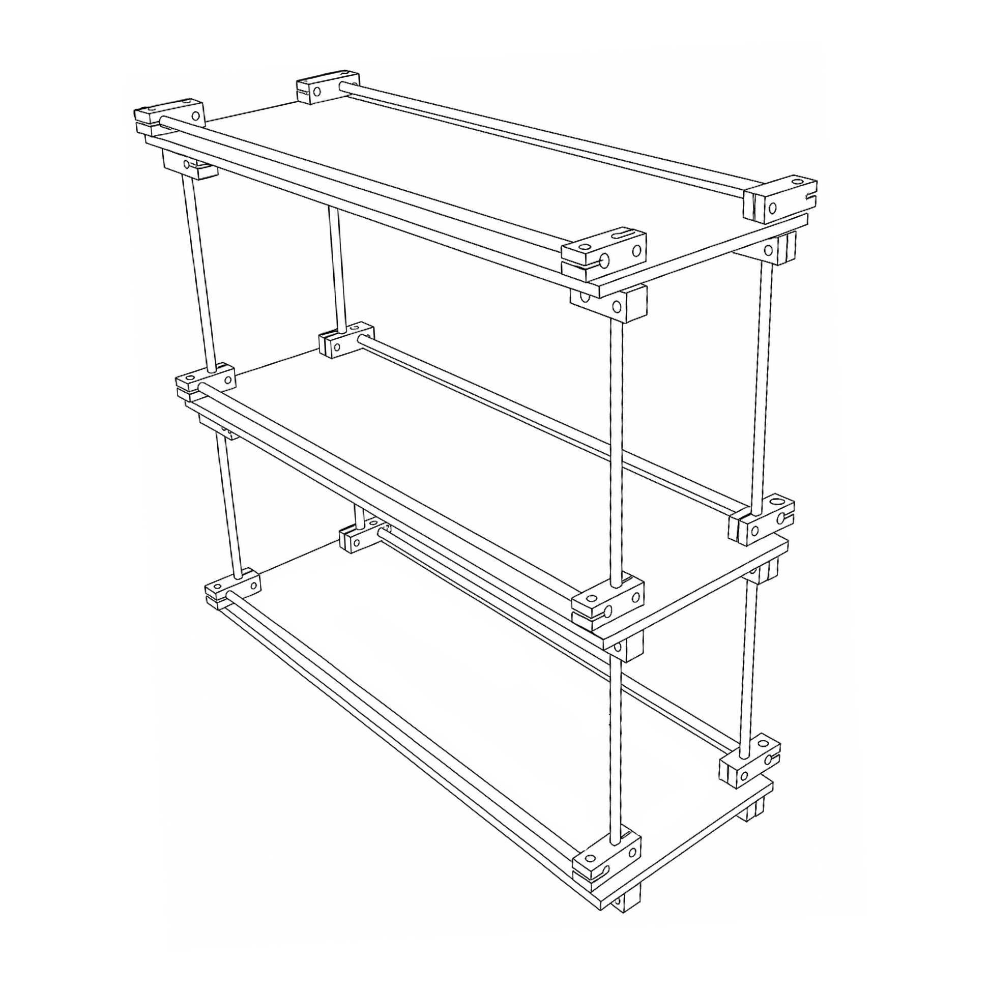 Three-Tier Rack