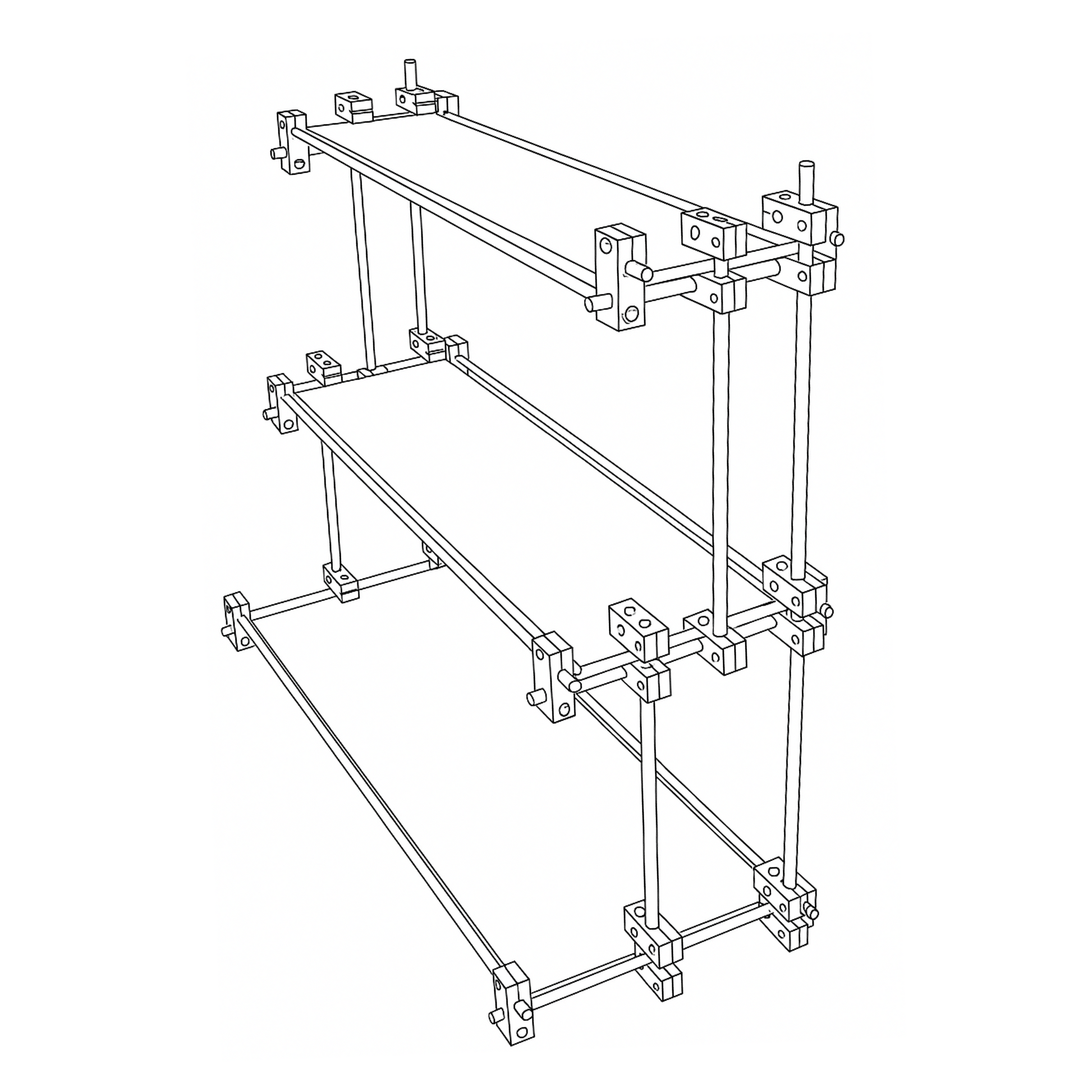 Three-Tier Graduated Rack